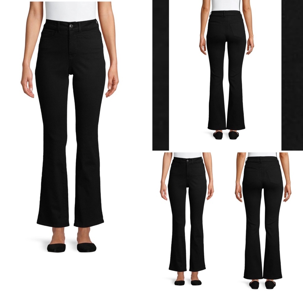 High Rise Slim Boot Cut Jeans